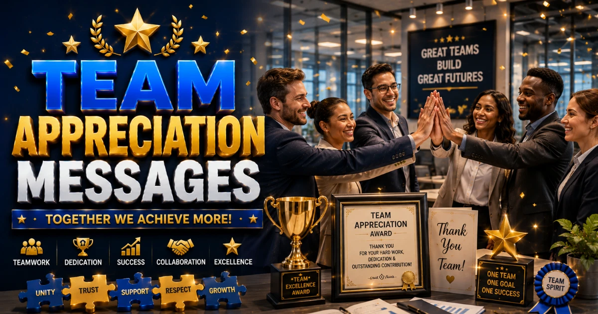 team-appreciation-messages