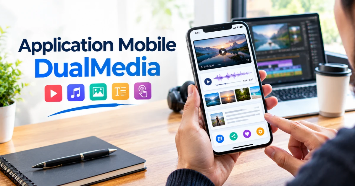 application mobile dualmedia